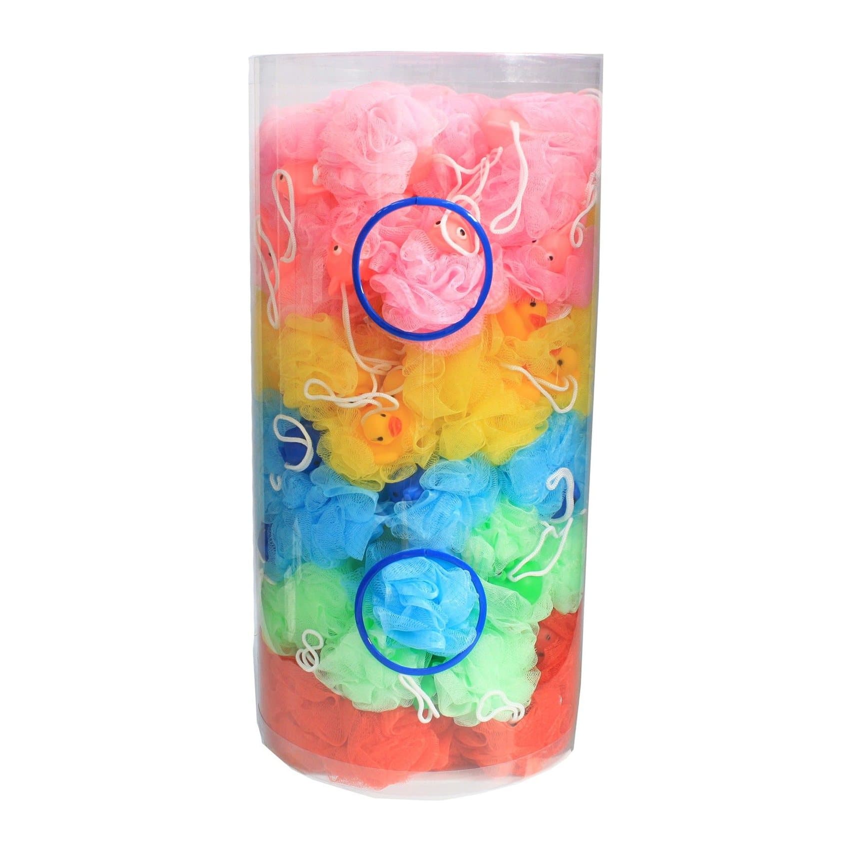 Pack of 2 squeaky toy scrunchies in assorted colours