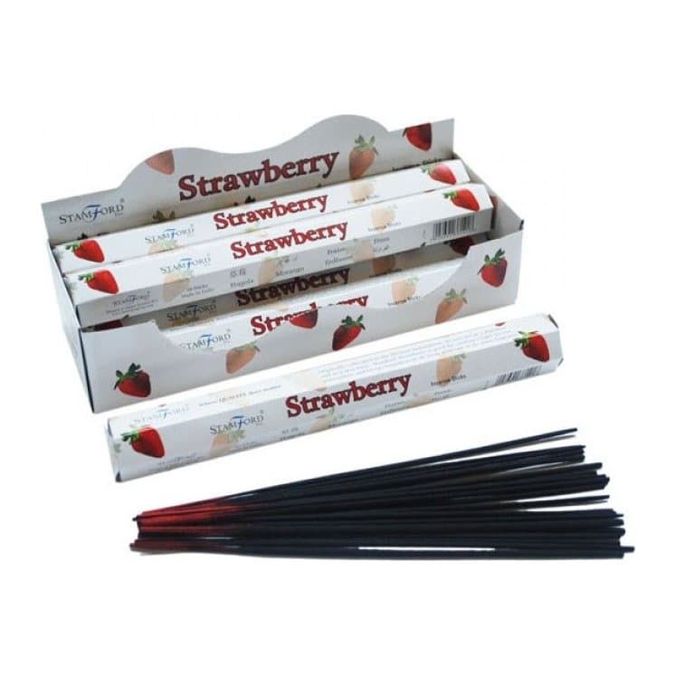 Strawberry premium incense sticks, pack of 2