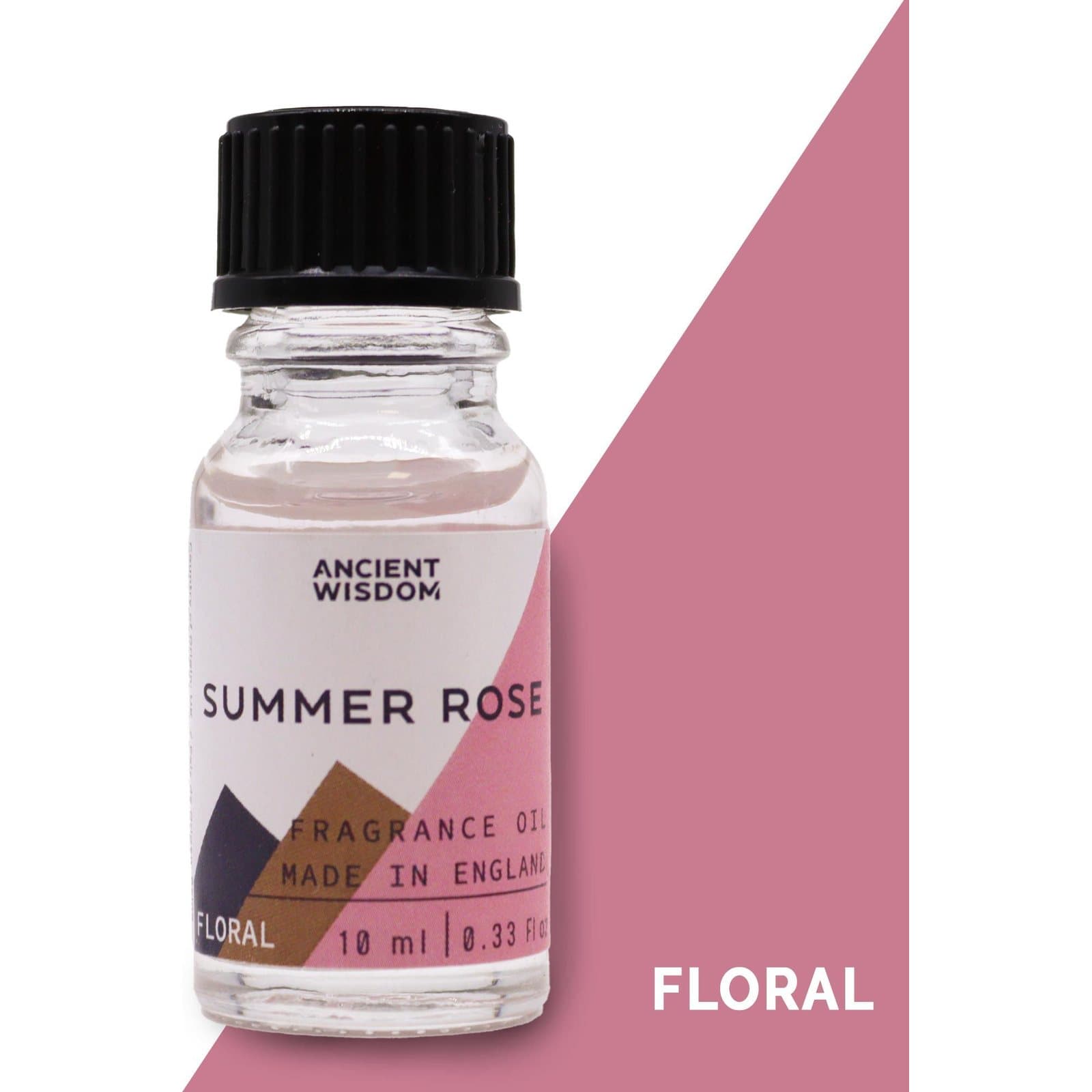 Summer Rose Fragrance Oil 10 ml bottles, pack of 2