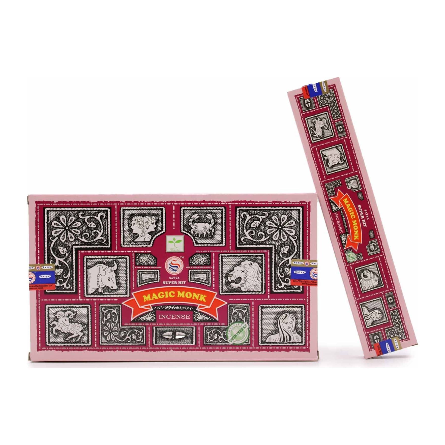 Super Hit Magic Monk incense on a bamboo stick, Nag Champa range