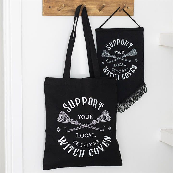 Support Your Local Witch Coven tote bag