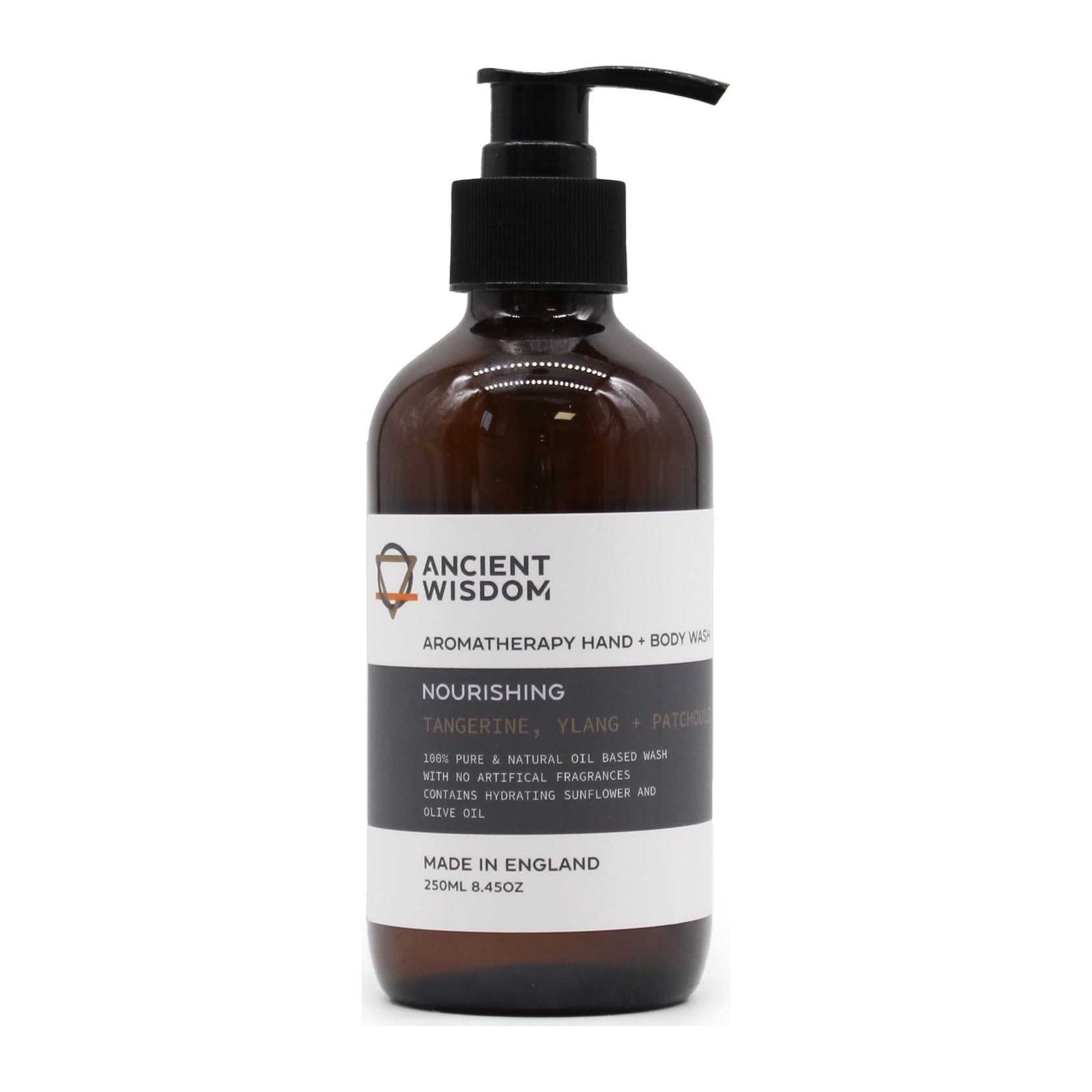 Tangerine, ylang and patchouli hand and body wash, 250 ml