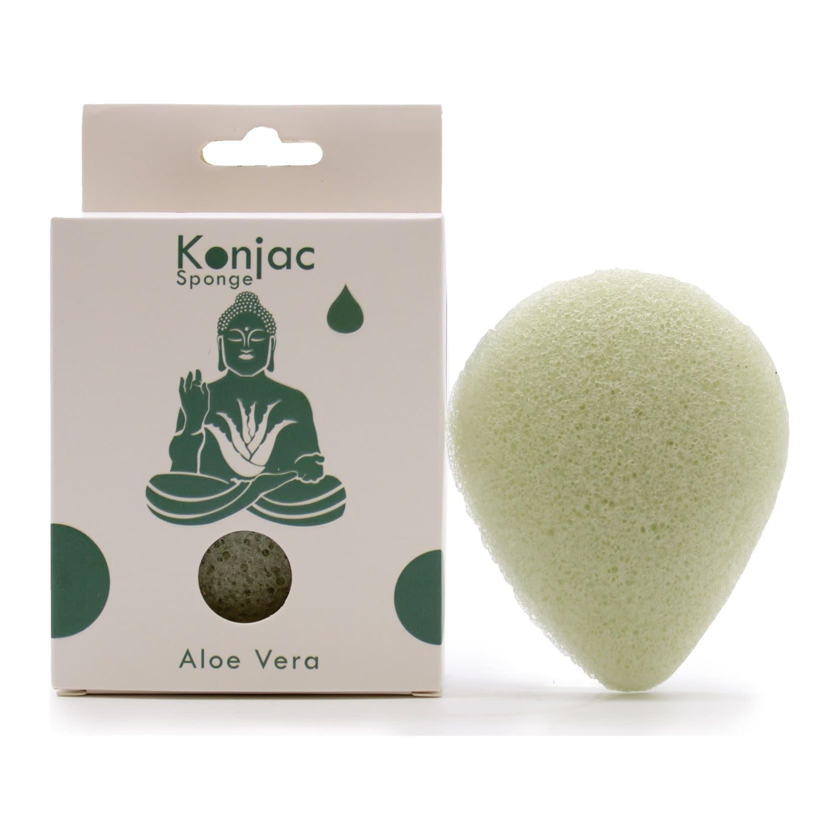 Pack of 2 aloe vera konjac sponges