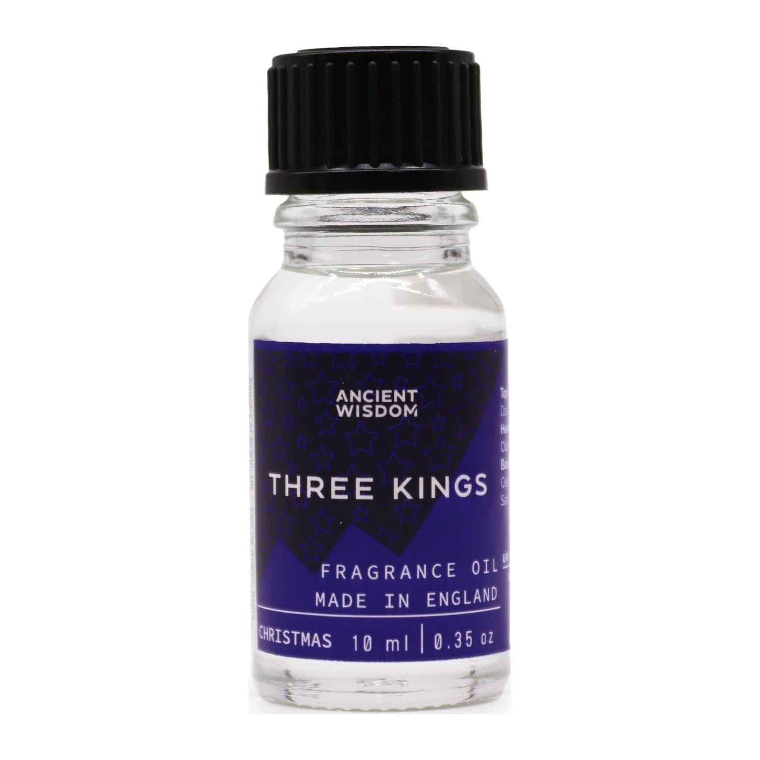 Two bottles of Three Kings fragrance oil, pack of two 10 ml bottles