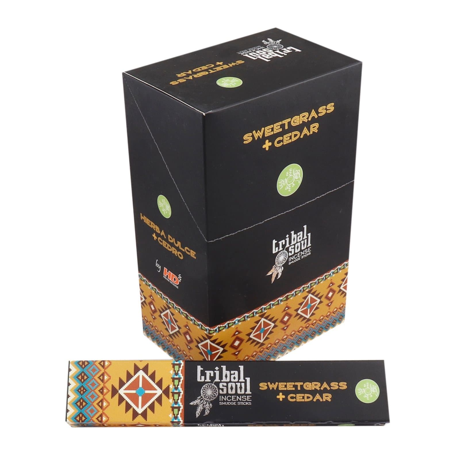 Tribal Soul sweet grass and cedar incense sticks, pack of 3