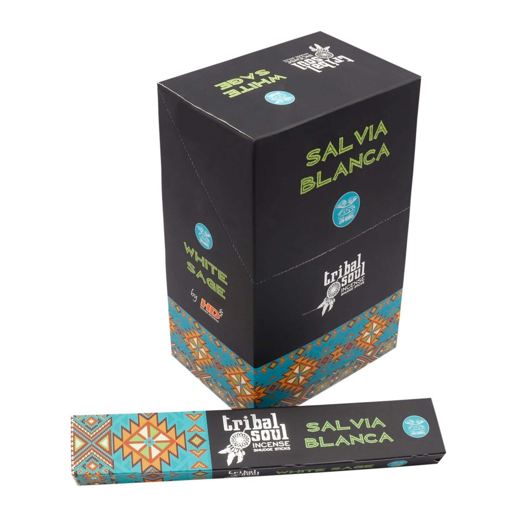 White sage incense sticks, Pack of 3, from Tribal Soul Incense