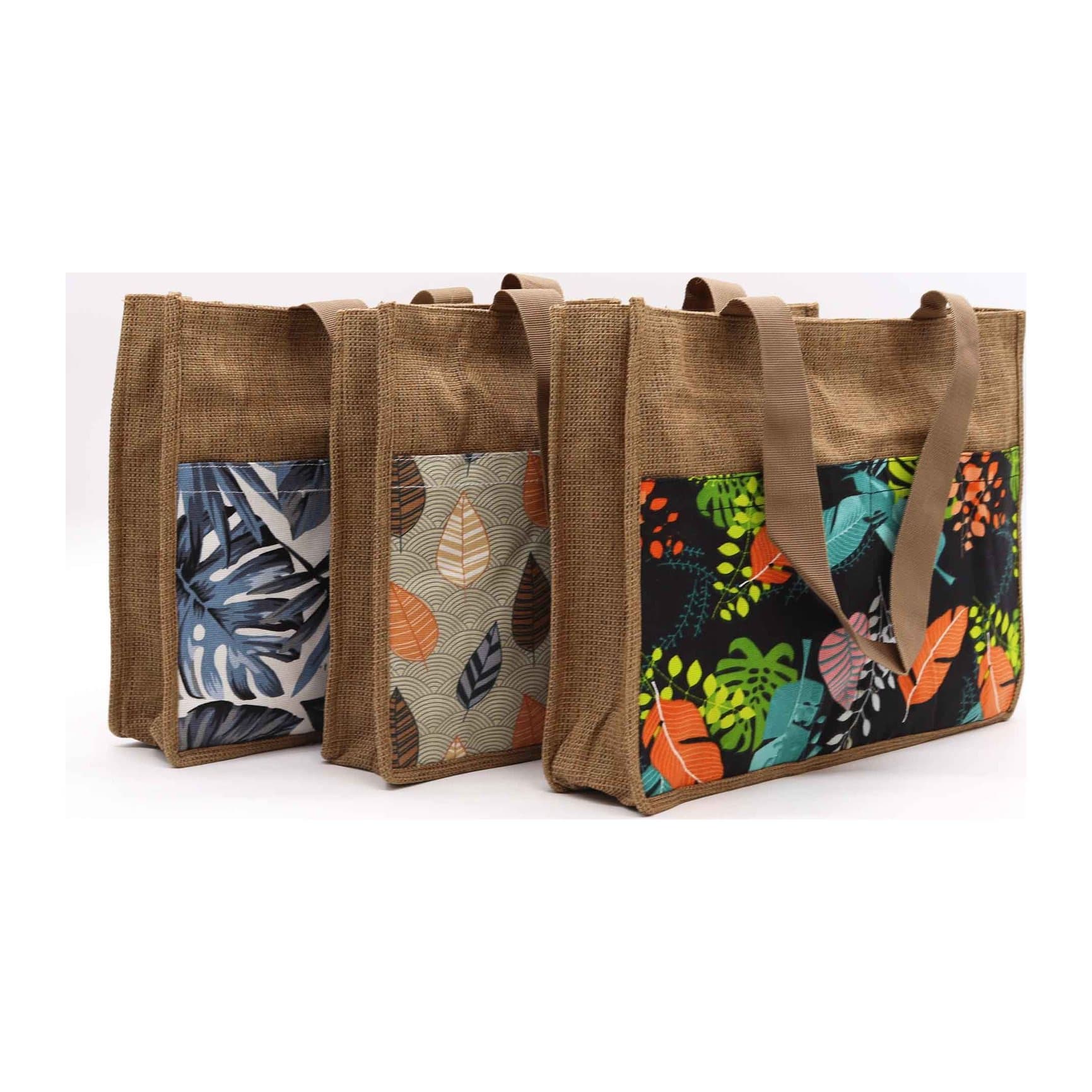Tropical market shopping bag in an assorted design