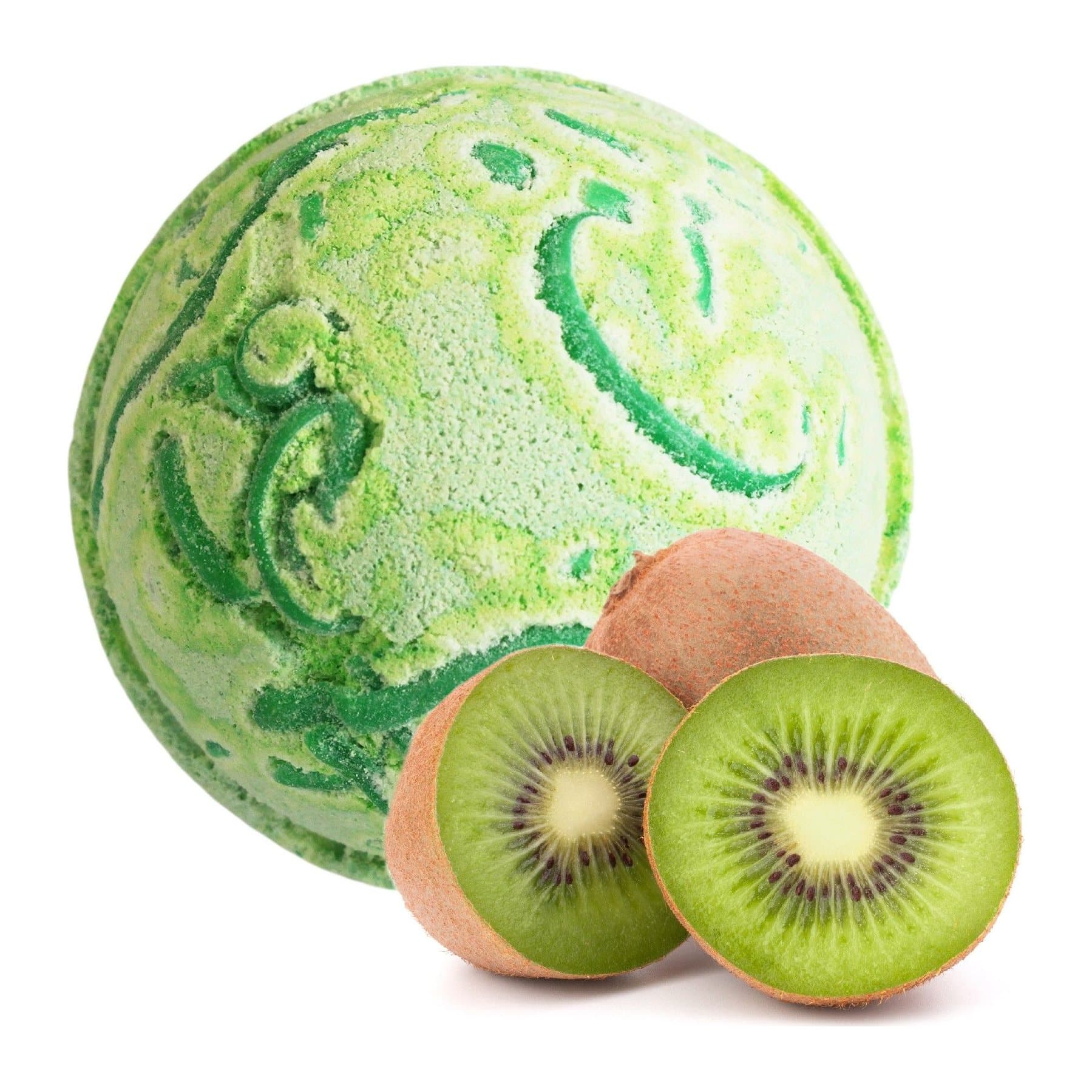 Tropical Paradise Coco kiwi fruit bath bombs, pack of 2
