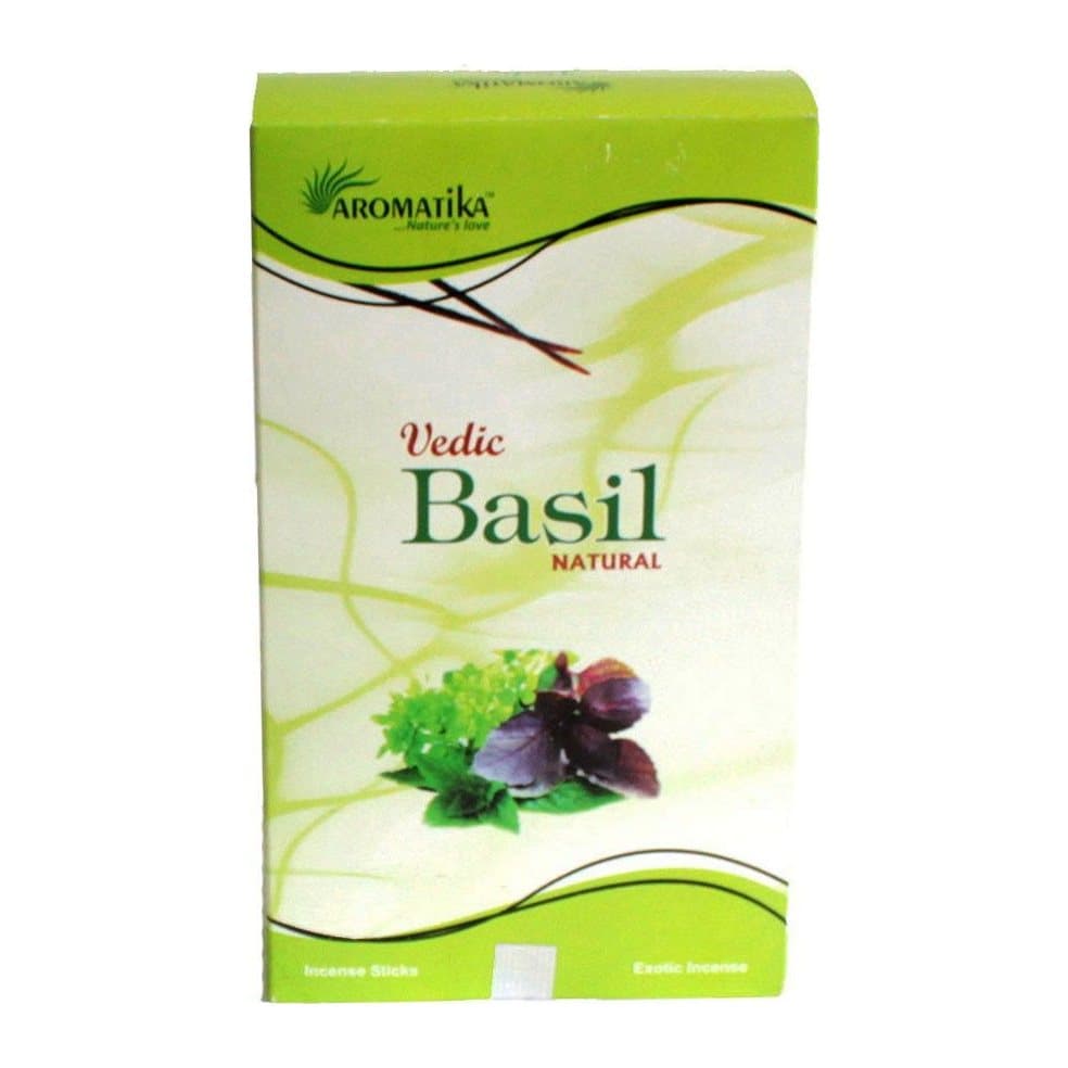 Basil Vedic masala incense sticks, pack of 5 boxes