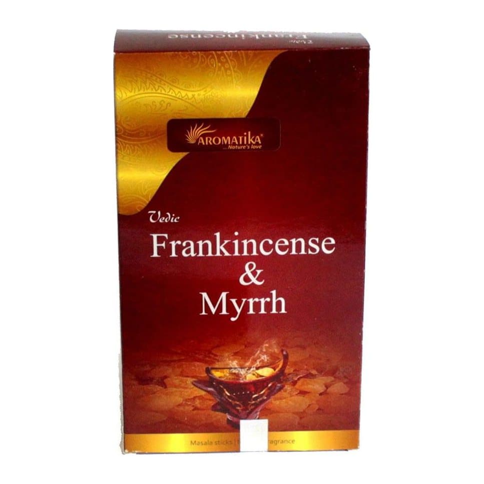 Frank and myrrh masala incense sticks, pack of five boxes