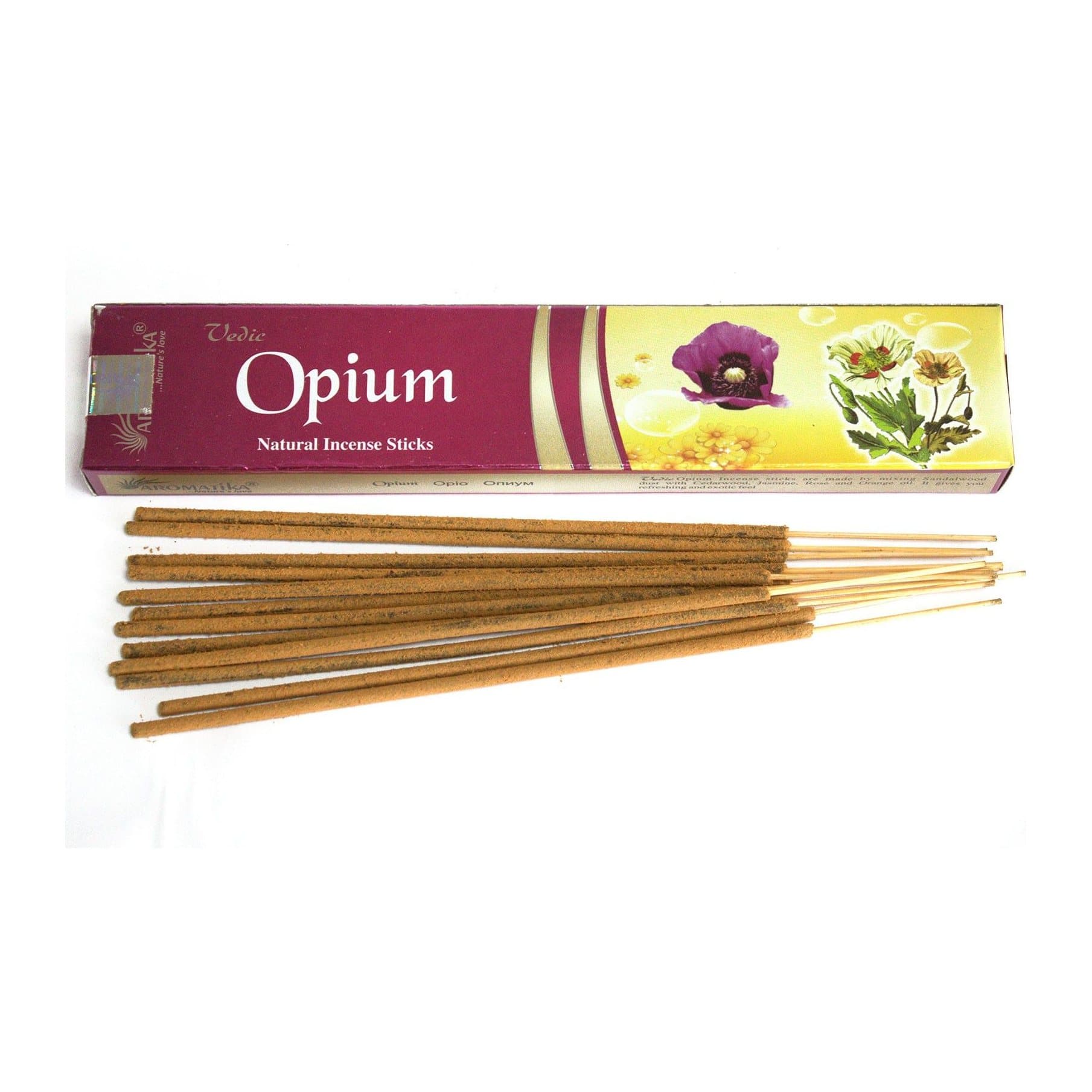 Vedic Opium masala incense sticks, pack of 5