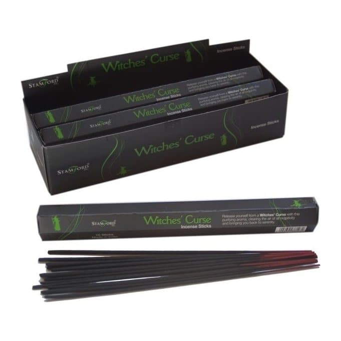 Witch's Curse incense sticks, Pack of 2, Stamford Black range