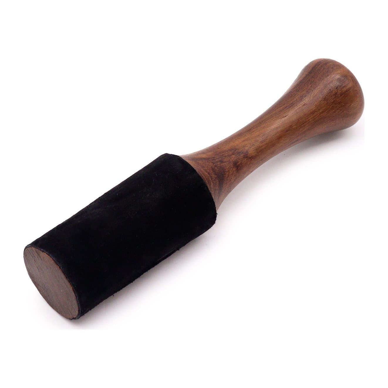 Large classic wooden stick for singing bowls and gongs