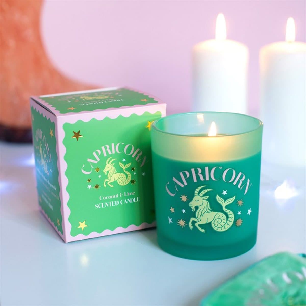 Capricorn Zodiac Zest coconut and lime candle